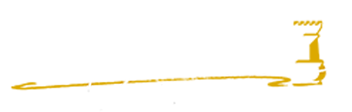 Logo for P.J. Goodwin Enterprises, featuring elegant white script and yellow capital letters, with a yellow paint roller underlining the text and forming the letter "I" in "Enterprises.